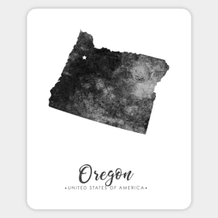 Oregon state map Sticker